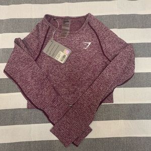 Gym Shark Vital Seamless Long Sleeve Crop Top